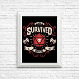 Critical Hit Survivor - Posters & Prints