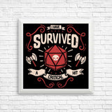 Critical Hit Survivor - Posters & Prints