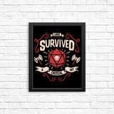 Critical Hit Survivor - Posters & Prints