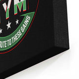 Cross Fett - Canvas Print