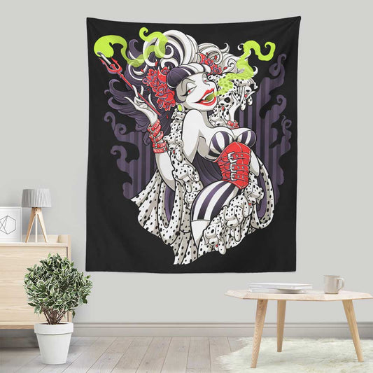 Cruella de Mon - Wall Tapestry