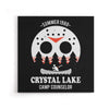 Crystal Lake Camp Counselor - Canvas Print