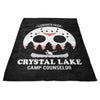 Crystal Lake Camp Counselor - Fleece Blanket