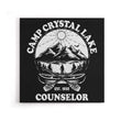 Crystal Lake Counselor - Canvas Print