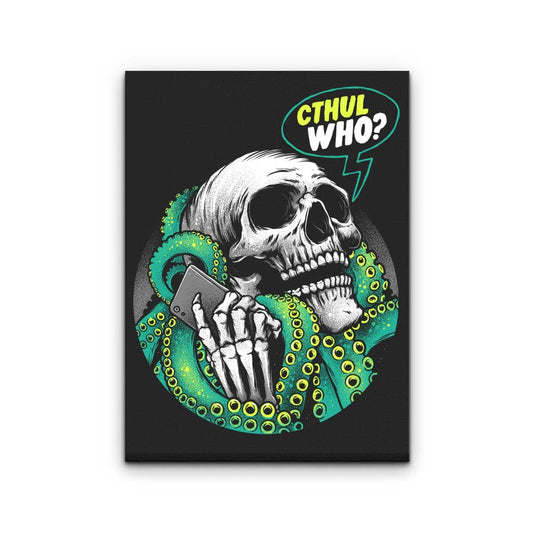 Cthul-Who - Canvas Print