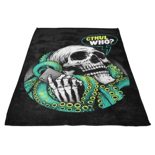 Cthul-Who - Fleece Blanket