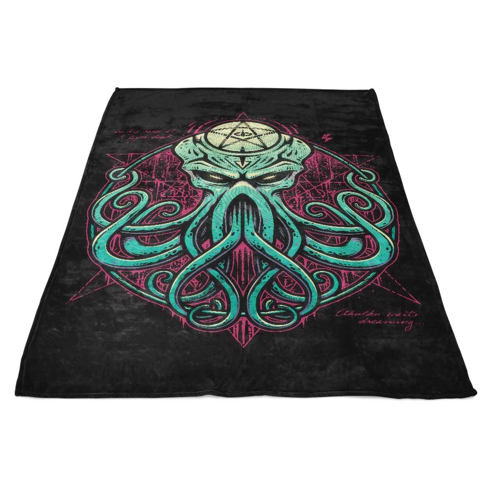 Cthulhu Awakens - Fleece Blanket