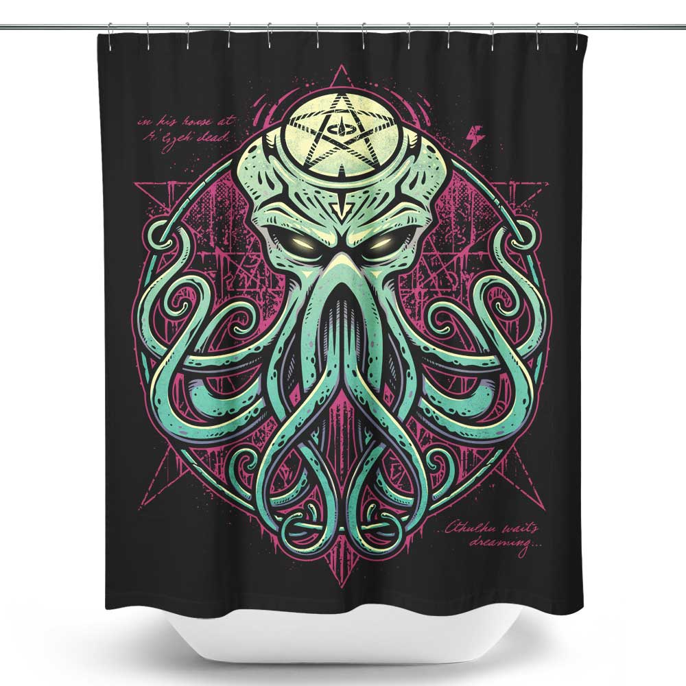 Cthulhu Awakens - Shower Curtain