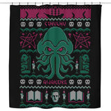 Cthulhu Awakens Sweater - Shower Curtain
