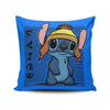 Cunning and Blue - Throw Pillow
