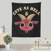 Cute as Hell - Wall Tapestry