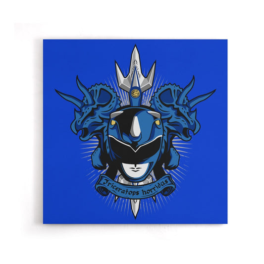 Cyaneus Triceratops Horridus - Canvas Print