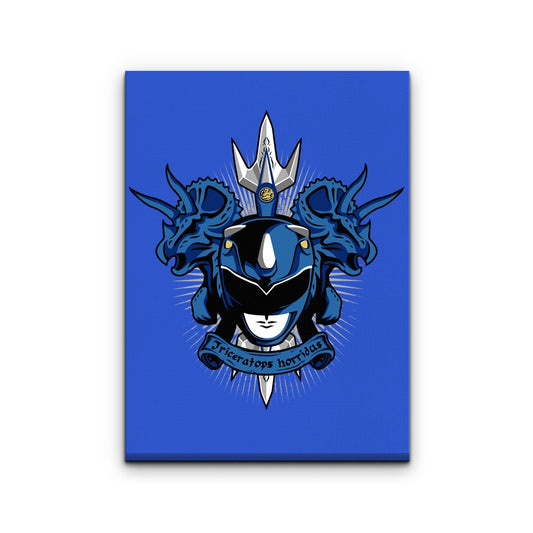 Cyaneus Triceratops Horridus - Canvas Print