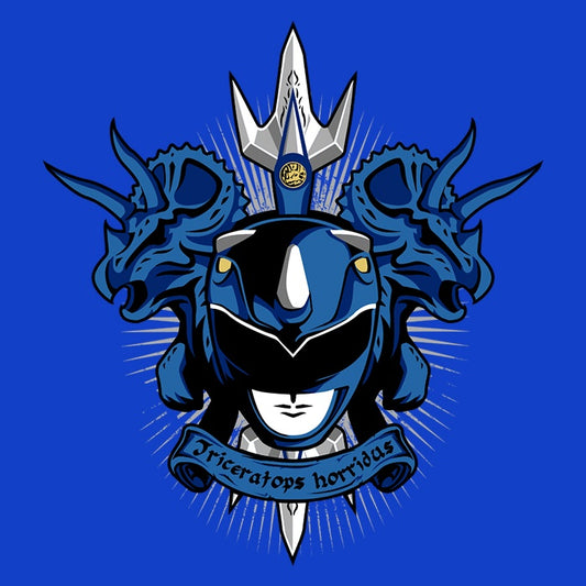 Cyaneus Triceratops Horridus - 3/4 Sleeve Raglan T-Shirt