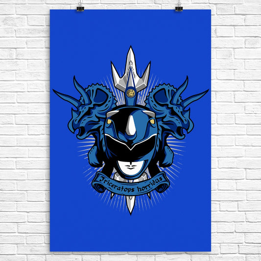 Cyaneus Triceratops Horridus - Poster