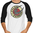 Cylon Express - 3/4 Sleeve Raglan T-Shirt