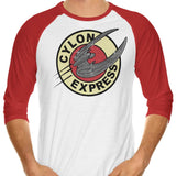 Cylon Express - 3/4 Sleeve Raglan T-Shirt