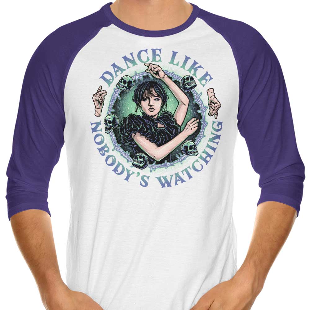 Dance Like Nobody's Watching - 3/4 Sleeve Raglan T-Shirt