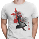Dancing Flames Sumi-e - Men's Apparel