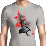 Dancing Flames Sumi-e - Men's Apparel