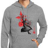 Dancing Flames Sumi-e - Hoodie