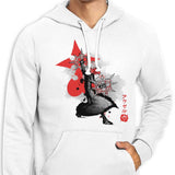 Dancing Flames Sumi-e - Hoodie