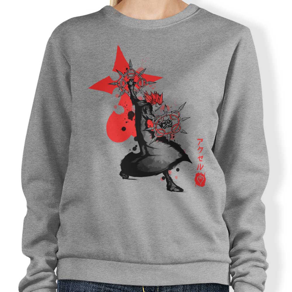 Dancing Flames Sumi-e - Sweatshirt