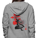 Dancing Flames Sumi-e - Hoodie