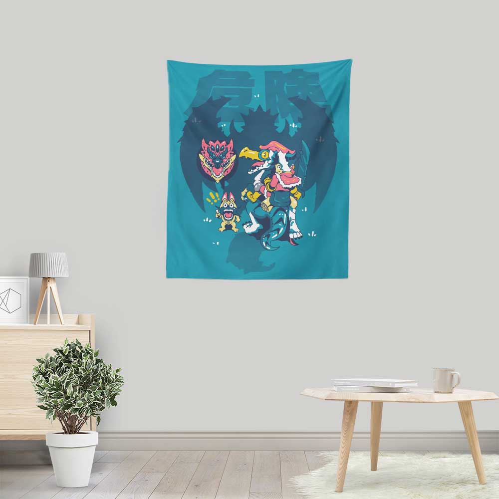 Danger is Coming - Wall Tapestry