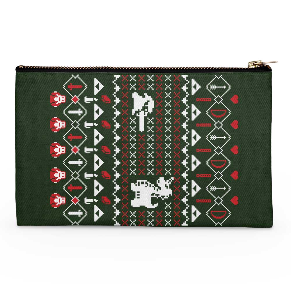 Dangerous to Go Alone at Christmas - Accessory Pouch