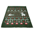 Dangerous to Go Alone at Christmas - Fleece Blanket