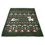 Dangerous to Go Alone at Christmas - Fleece Blanket