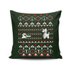Dangerous to Go Alone at Christmas - Throw Pillow