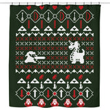 Dangerous to Go Alone at Christmas - Shower Curtain