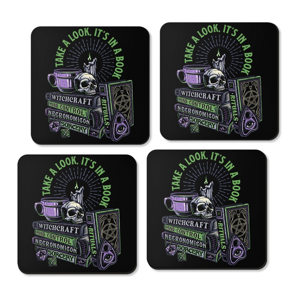 Dark Books - Coasters
