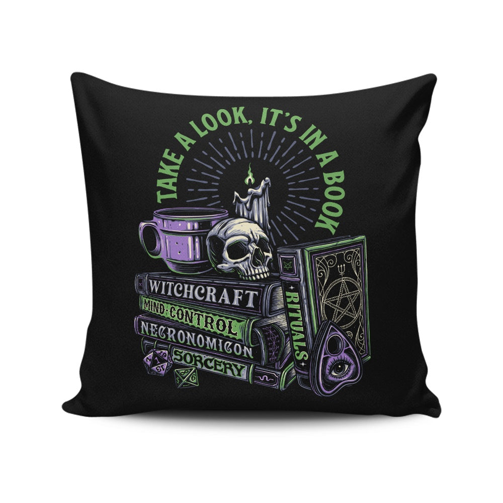 Dark Books - Throw Pillow