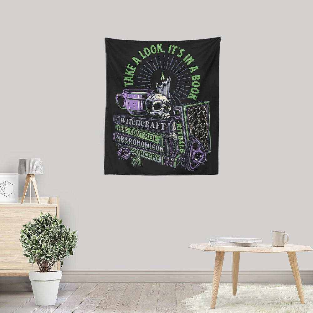 Dark Books - Wall Tapestry