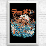 Dark Great Ramen (Alt) - Posters & Prints