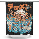 Dark Great Ramen (Alt) - Shower Curtain