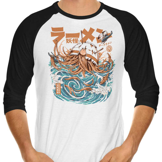 Dark Great Ramen - 3/4 Sleeve Raglan T-Shirt