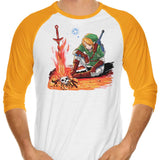 Dark Link - 3/4 Sleeve Raglan T-Shirt