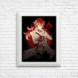 Dark Side of Dawn Diluc - Posters & Prints