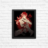 Dark Side of Dawn Diluc - Posters & Prints