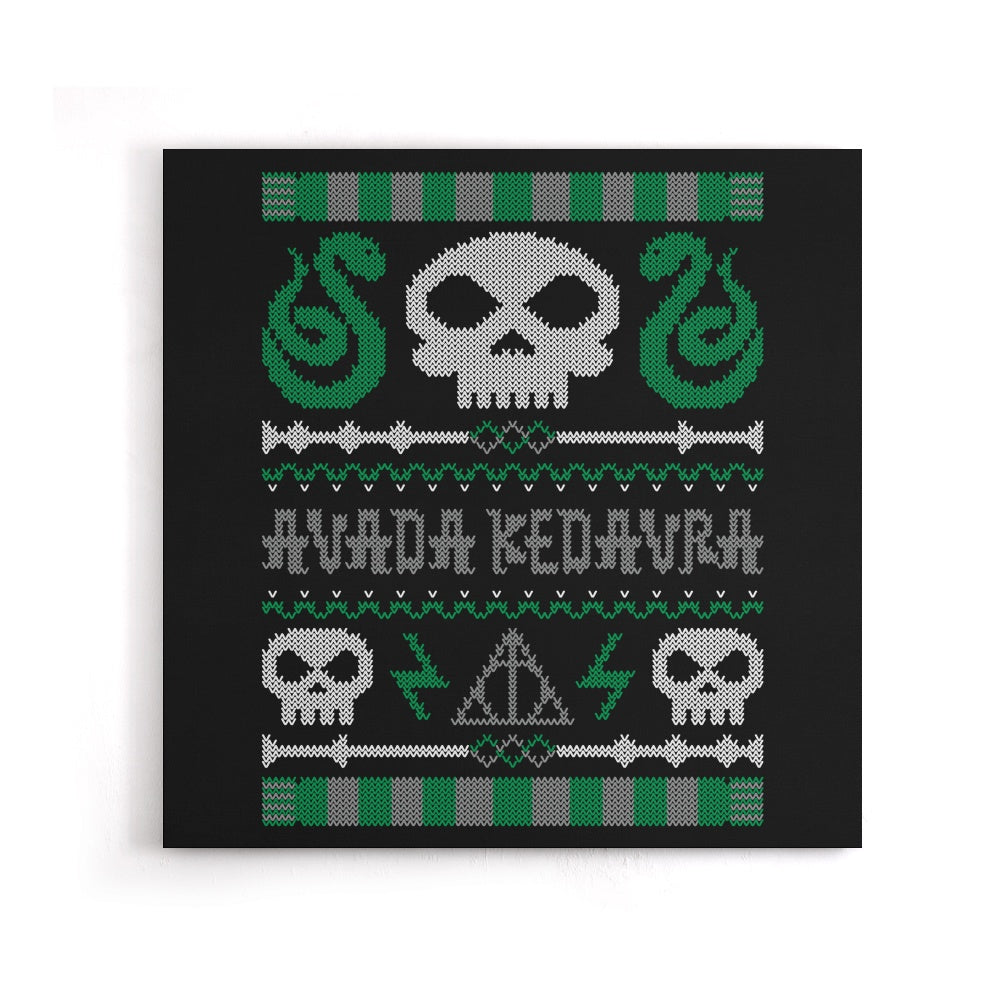 Dark Sweater - Canvas Print