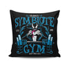 Dark Symbiote Gym - Throw Pillow