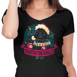 Darth the Halls - Women's V-Neck