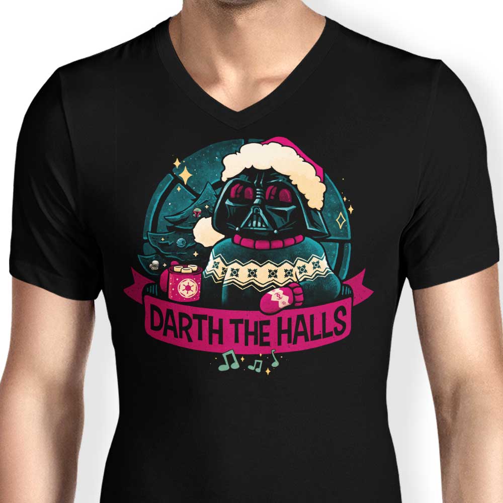 Darth the Halls - Men's V-Neck