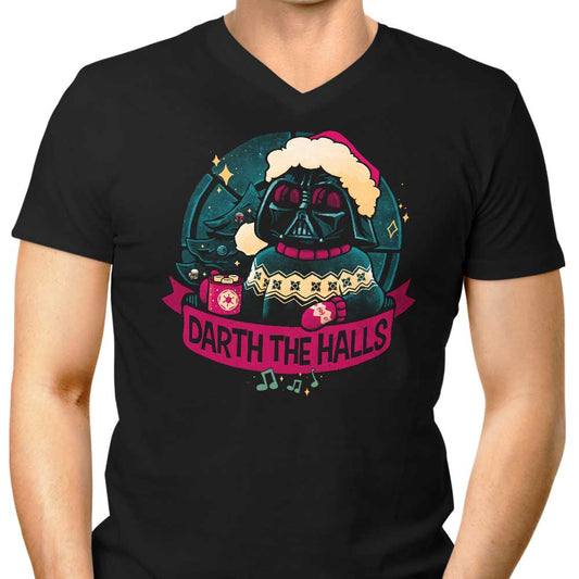 Darth the Halls - Men's V-Neck