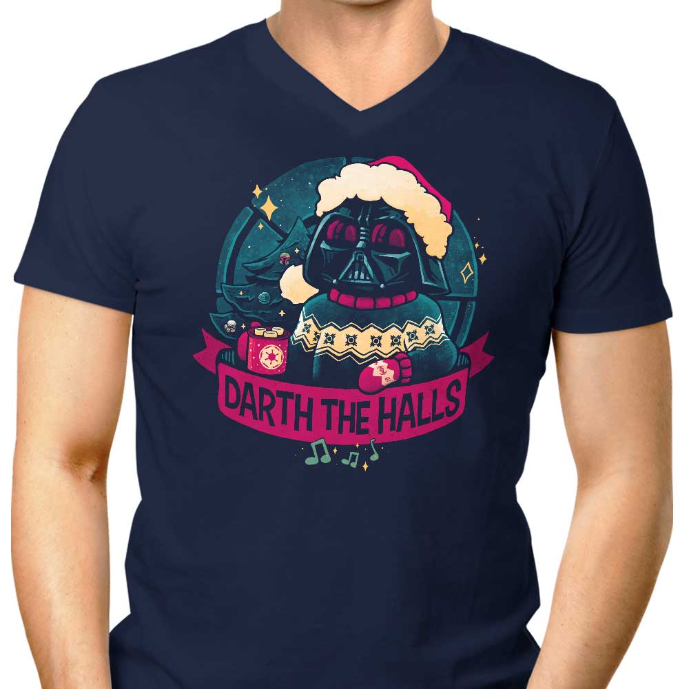 Darth the Halls - Men's V-Neck