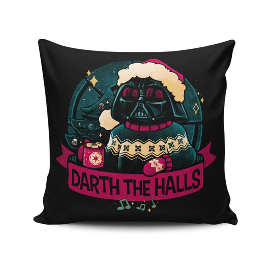 Darth the Halls - Throw Pillow
